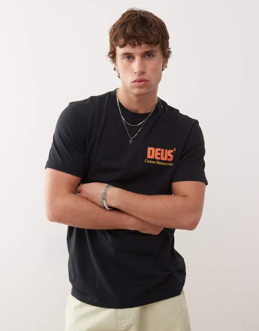 Deus Ex Machina – Drop Down – T-Shirt in Schwarz mit Grafikprint, 2 von 4