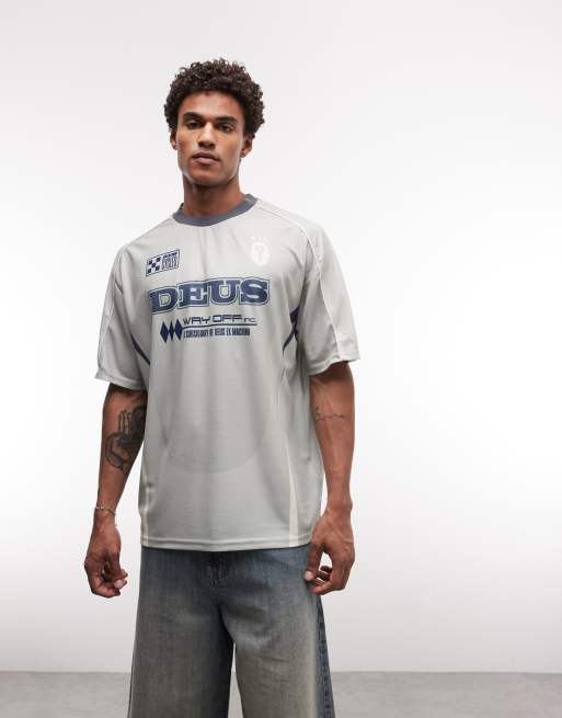 Deus Ex Machina - Enduro Moto - Grå T-shirt med logo, 4 af 5