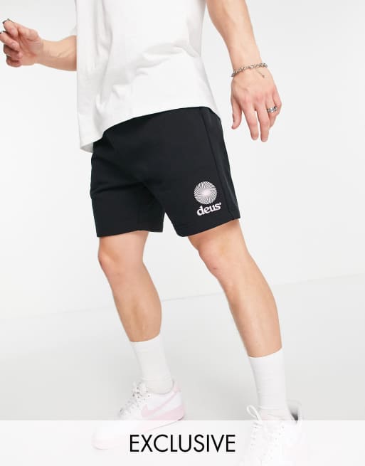 Deus Ex Machina - Exclusivité ASOS - Solar - Short de sport d'ensemble - Noir