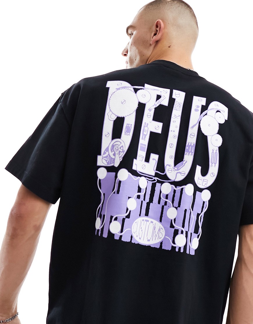 Deus Ex Machina full circuit t-shirt in black