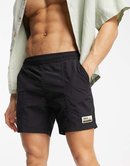 Deus Ex Machina glide swim shorts in black