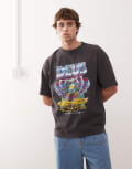 [Deus Ex Machina] Deus Ex Machina Great Escape graphic t-shirt in grey S GREY