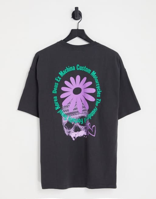Deus Ex Machina - Heads Roll - Sort T-shirt - Kun hos ASOS