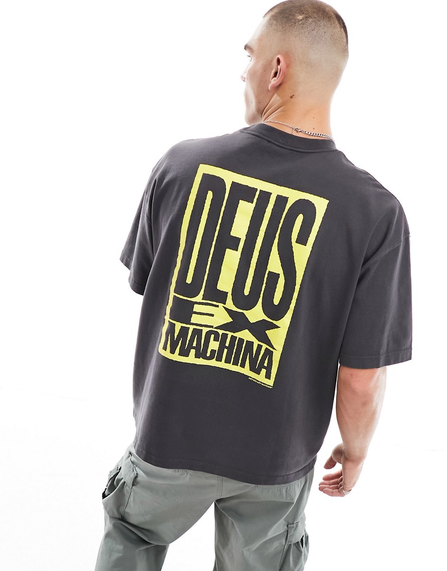 Deus Ex Machina heavier than heaven t-shirt in black