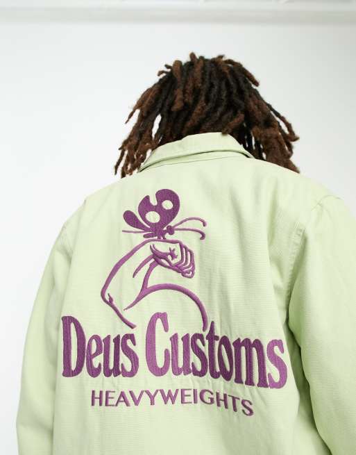 Deus Ex Machina heavyweight coach jacket in green