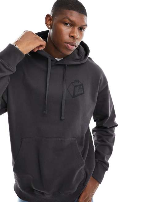 Deus Ex Machina heavyweights hoodie in black