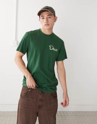 hefferlump graphic t-shirt in hillside green