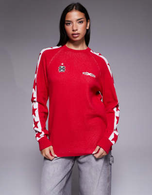Deus Ex Machina Deus Ex Machina icon knitted jumper in red