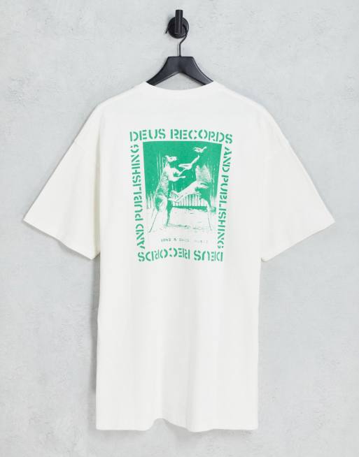 Deus Ex Machina – Kanga – T-Shirt in Wollweiß, exklusiv bei ASOS