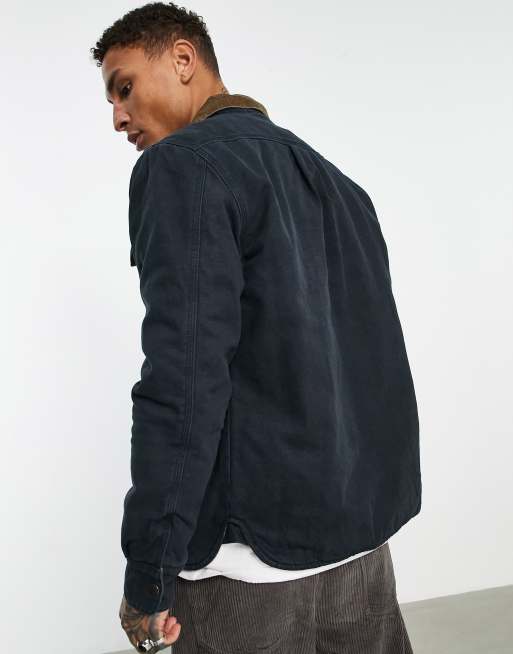 トップス DEUS MAXWELL DENIM OVERSHIRT L Deus Ex Machina maxwell quilted overshirt in black | ASOS