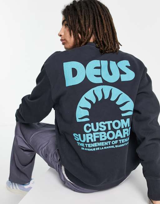 Deus Ex Machina melodies backprint sweat in black