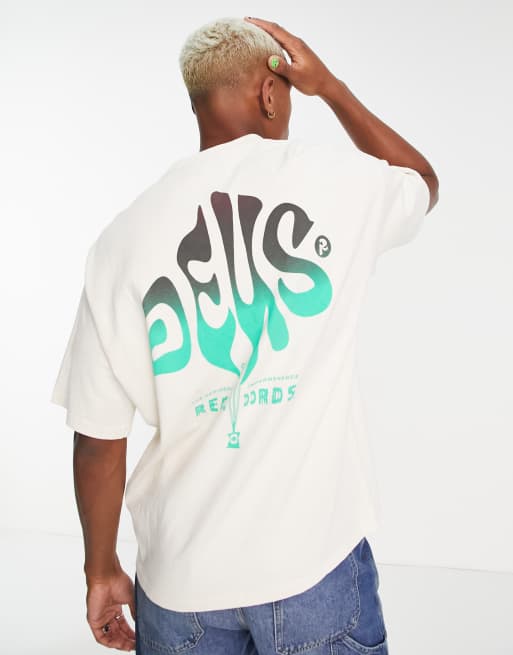 Deus Ex Machina nag champa t-shirt in beige exclusive to ASOS