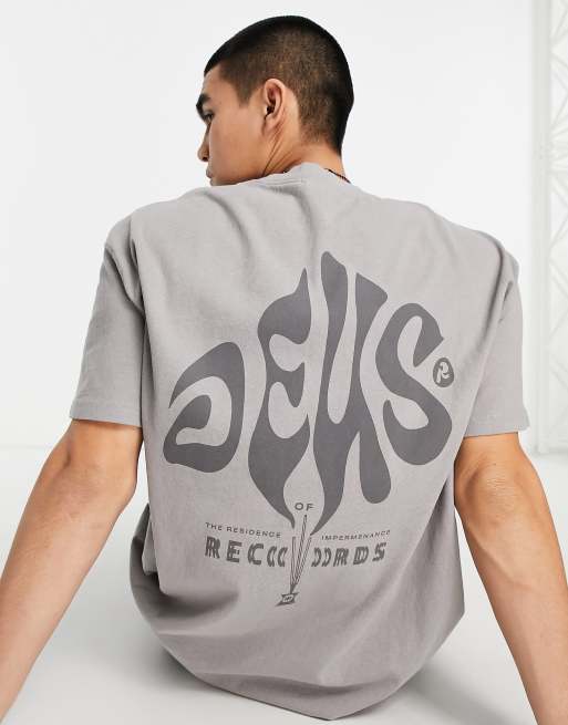 Deus Ex Machina nag champa t-shirt in grey Exclusive to ASOS | ASOS