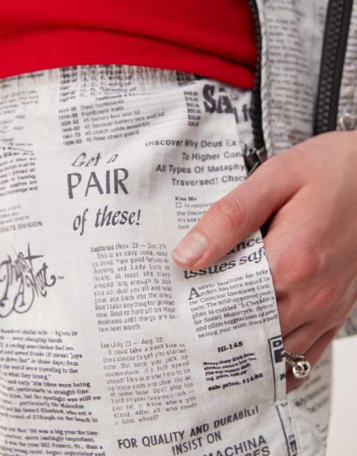 Deus Ex Machina narrator shorts in black, 3 of 5