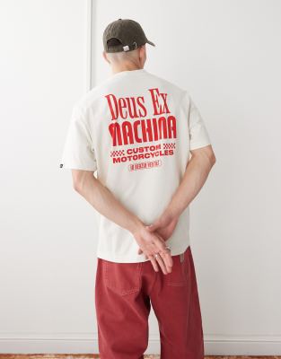 Deus Ex Machina Deus Ex Machina partisan t-shirt in white