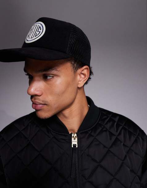 Deus Ex Machina pill cord trucker cap in black - view 1