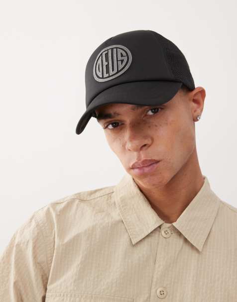 Deus Ex Machina pill trucker cap in black - view 1
