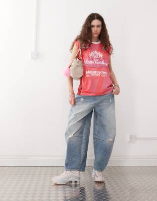 Deus Ex Machina Project Mayhem Moto Tank Top In Pink