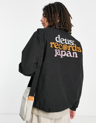 Deus Ex Machina Records Coach Jacket In Gray | ModeSens