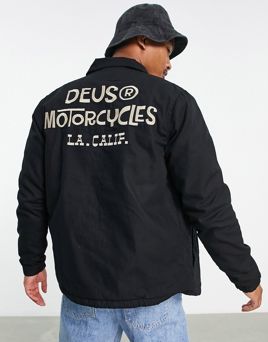 Deus Ex Machina redux coach jacket in black