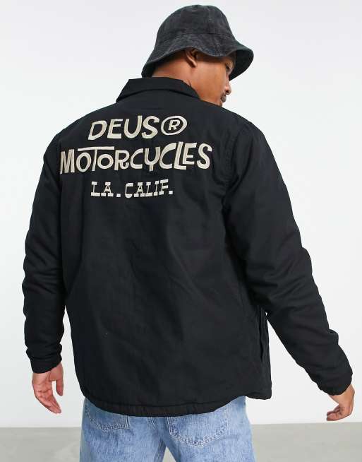 Deus Ex Machina redux coach jacket in black