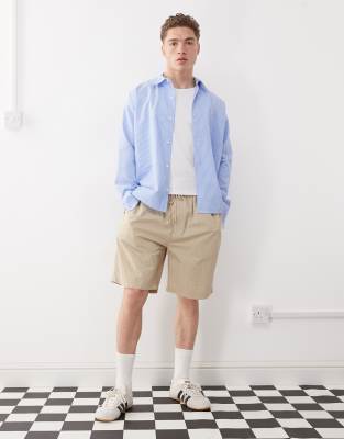 Remi - Fallschirm-Shorts in Beige-Neutral Neutral W31-32