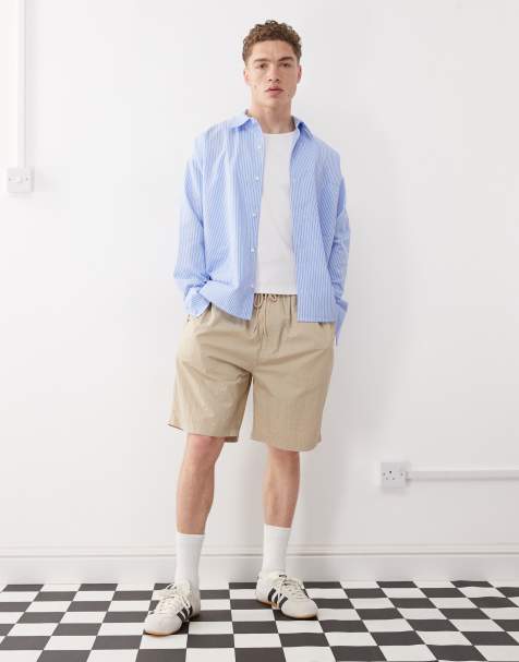 Deus Ex Machina remi parachute shorts in beige - view 1