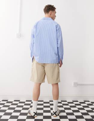 Deus Ex Machina Remi Parachute Shorts In Neutral