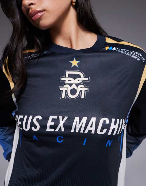 Deus Ex Machina - Renegade - Top manches longues style moto - Noir, 3 de 4