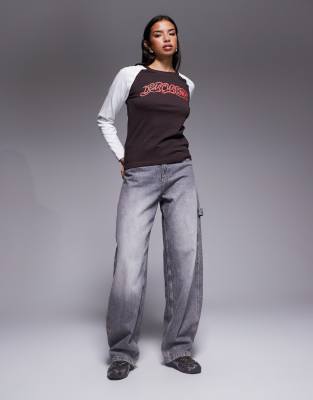 Deus Ex Machina Rocca Raglan Long Sleeve T-shirt In Multi