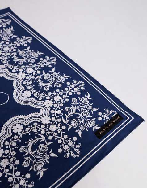 Deus Ex Machina romance bandana in blue - view 2