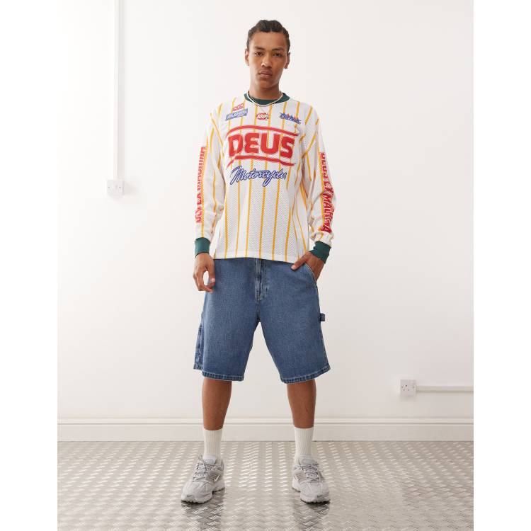 トップス ArkAir x Deus Ex Machina Moto Jersey Tee deus ex machina moto GP racing shirt enduro Motocross Mtb
