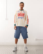 Deus Ex Machina dancing ghost graphic long sleeve T-shirt in gray