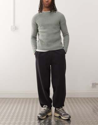 Deus Ex Machina Shield Garment Dyed Sweatpants In Black