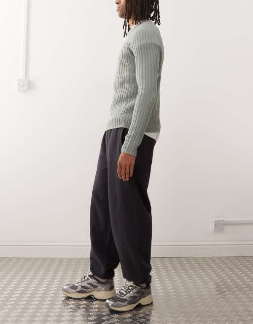 Deus Ex Machina – Shield – Svarta, urtvättade joggers, 3 av 5