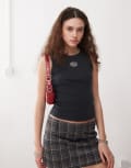 [Deus Ex Machina] Deus Ex Machina shield tank top in black M Black