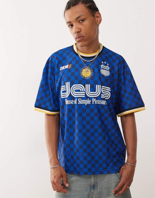 Deus Ex Machina - Showroom - T-shirt style motocross - Bleu, 3 de 4