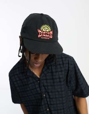 Deus Ex Machina sleeping sun cap in black