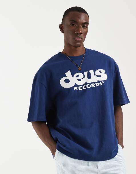 Deus Ex Machina - Smile - T-shirt blu limoges - view 1