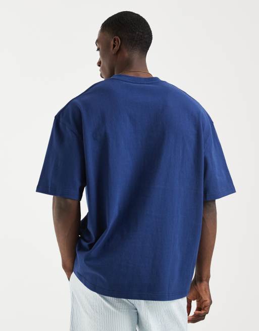 Deus Ex Machina Smile t-shirt in limoges blue, 5 of 5
