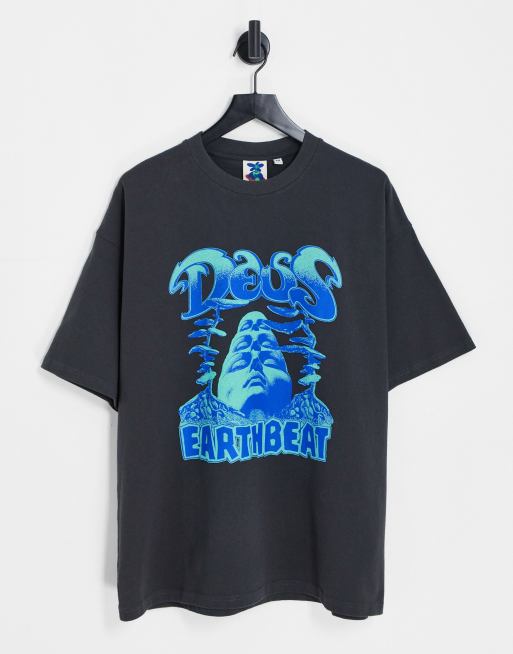 Deus Ex Machina - Sort T-shirt - Kun hos ASOS