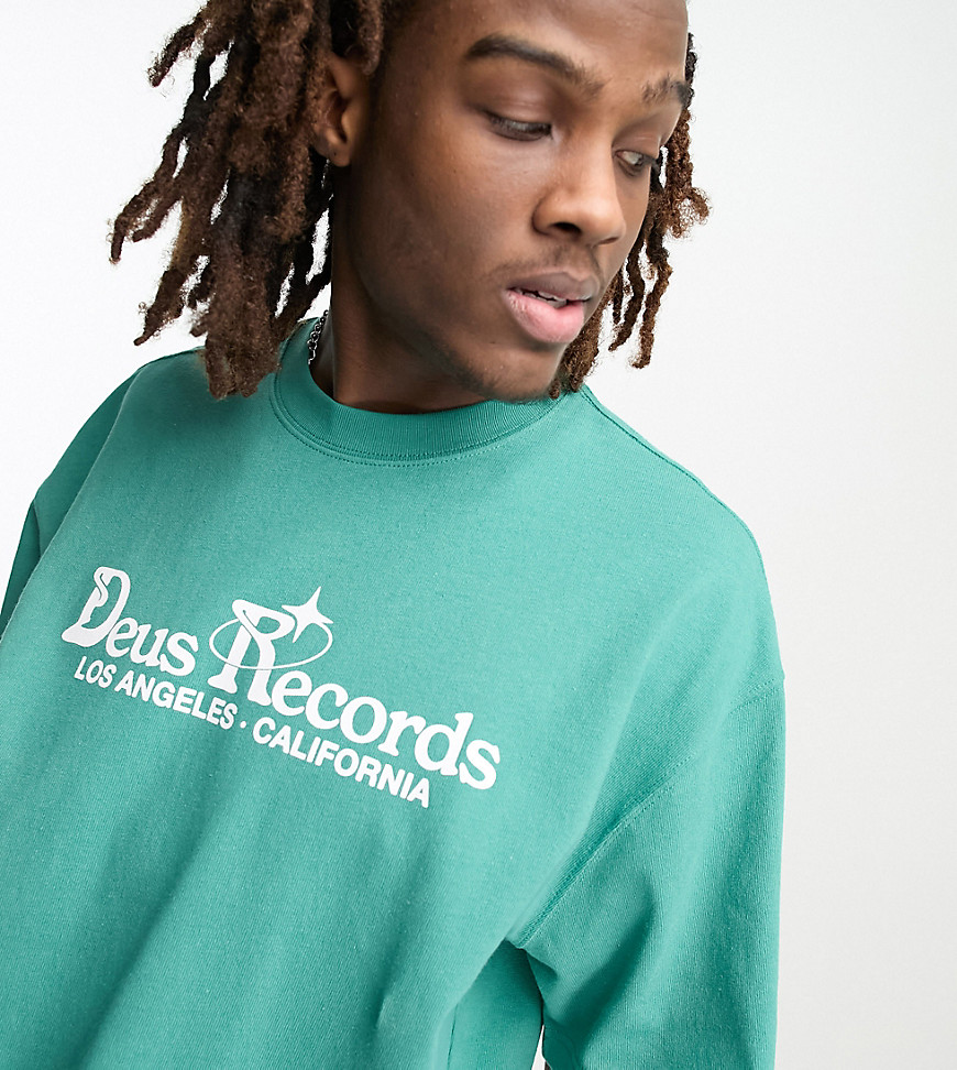 sound system t-shirt in green