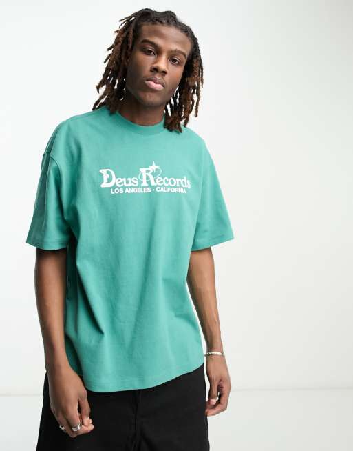 Deus Ex Machina sound system t-shirt in green