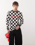 [Deus Ex Machina] Deus Ex Machina specter moto graphic t-shirt in black and white L Black