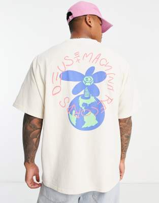 Deus Ex Machina sprightly t-shirt in white exclusive to ASOS