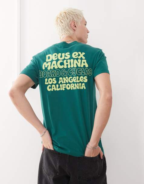 Deus Ex Machina squeak graphic t-shirt in green - view 1