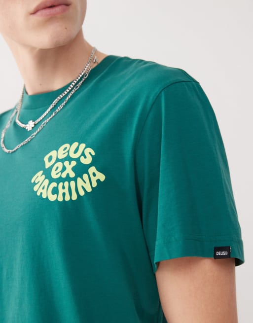 Deus Ex Machina - Squeak - T-shirt met print in groen, 2 van 4