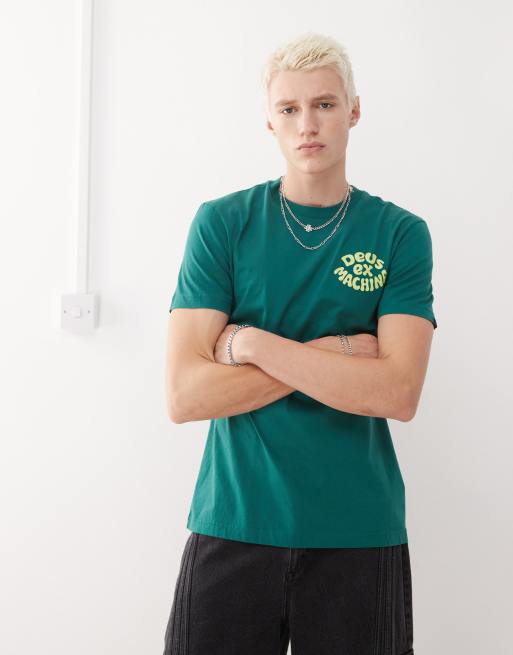Deus Ex Machina - Squeak - T-shirt met print in groen, 4 van 4