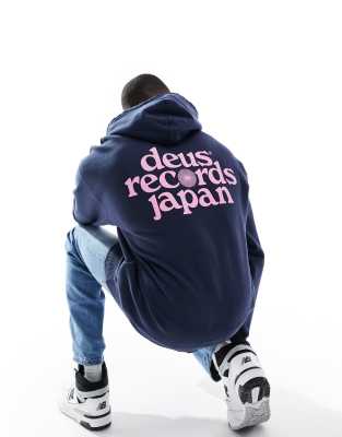 Deus Ex Machina strat hoodie in navy | ASOS