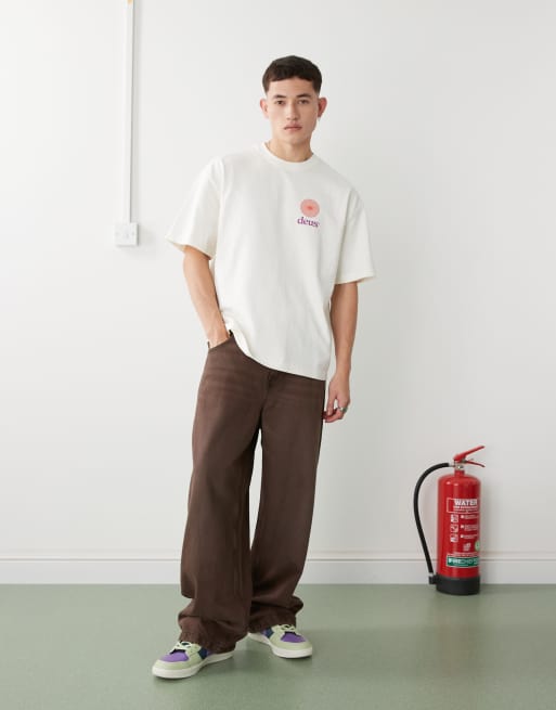 Deus Ex Machina – Strata – Biały T-shirt z grafiką